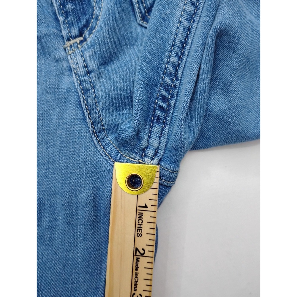 Hollister Curvy High-Rise Vintage Flare Jeans Light Wash Blue Women size 3 26x31 - Picture 7 of 8